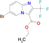 ethyl 6-bromo-2-(trifluoromethyl)imidazo[1,2-a]pyridine-3-carboxylate