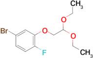 4-bromo-2-(2,2-diethoxyethoxy)-1-fluorobenzene