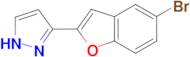 3-(5-bromo-1-benzofuran-2-yl)-1H-pyrazole