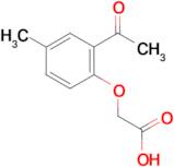 (2-acetyl-4-methylphenoxy)acetic acid