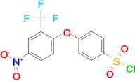 4-[4-nitro-2-(trifluoromethyl)phenoxy]benzenesulfonyl chloride