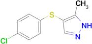 4-[(4-chlorophenyl)thio]-3-methyl-1H-pyrazole