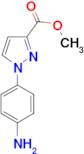 methyl 1-(4-aminophenyl)-1H-pyrazole-3-carboxylate