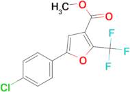 methyl 5-(4-chlorophenyl)-2-(trifluoromethyl)-3-furoate