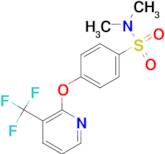 N,N-dimethyl-4-{[3-(trifluoromethyl)pyridin-2-yl]oxy}benzenesulfonamide