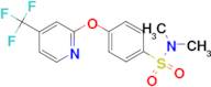 N,N-dimethyl-4-{[4-(trifluoromethyl)pyridin-2-yl]oxy}benzenesulfonamide