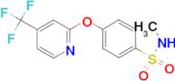 N-methyl-4-{[4-(trifluoromethyl)pyridin-2-yl]oxy}benzenesulfonamide