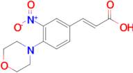 3-(4-morpholin-4-yl-3-nitrophenyl)acrylic acid