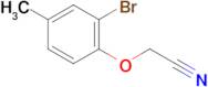 (2-bromo-4-methylphenoxy)acetonitrile