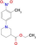 ethyl 1-(3-methyl-4-nitrophenyl)piperidine-3-carboxylate