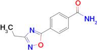 4-(3-ethyl-1,2,4-oxadiazol-5-yl)benzamide