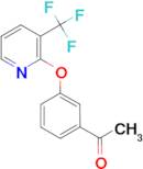 1-(3-{[3-(trifluoromethyl)pyridin-2-yl]oxy}phenyl)ethanone