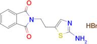2-[2-(2-amino-1,3-thiazol-5-yl)ethyl]-1H-isoindole-1,3(2H)-dione hydrobromide