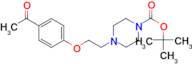 4-[2-(4-tertbutoxycarbonylpiperazin-1-yl)ethoxy]acetophenone