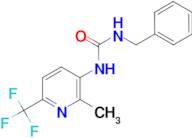 N-benzyl-N'-[2-methyl-6-(trifluoromethyl)pyridin-3-yl]urea