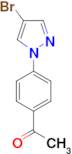 1-[4-(4-bromo-1H-pyrazol-1-yl)phenyl]ethanone