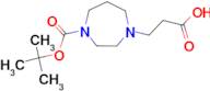 3-[4-(tert-butoxycarbonyl)-1,4-diazepan-1-yl]propanoic acid