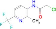 2-chloro-N-[2-methyl-6-(trifluoromethyl)pyridin-3-yl]acetamide