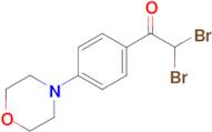 2,2-dibromo-1-(4-morpholin-4-ylphenyl)ethanone