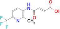 4-{[2-methyl-6-(trifluoromethyl)pyridin-3-yl]amino}-4-oxobut-2-enoic acid