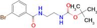 tert-butyl 2-[(3-bromobenzoyl)amino]ethylcarbamate