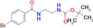 tert-butyl 2-[(4-bromobenzoyl)amino]ethylcarbamate