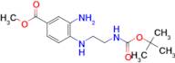 methyl 3-amino-4-({2-[(tert-butoxycarbonyl)amino]ethyl}amino)benzoate