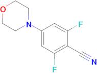 2,6-difluoro-4-morpholin-4-ylbenzonitrile