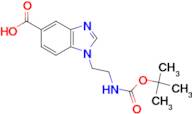 1-{2-[(tert-butoxycarbonyl)amino]ethyl}-1H-benzimidazole-5-carboxylic acid