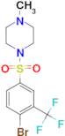 1-{[4-bromo-3-(trifluoromethyl)phenyl]sulfonyl}-4-methylpiperazine