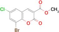 methyl 8-bromo-6-chloro-2-oxo-2H-chromene-3-carboxylate