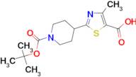 4-Methyl-2-[1-(tert-butoxycarbonyl)piperid-4-yl]1,3-thiazole-5-carboxylic acid