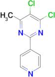 4,5-dichloro-6-methyl-2-pyridin-4-ylpyrimidine