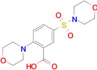 2-morpholin-4-yl-5-(morpholin-4-ylsulfonyl)benzoic acid