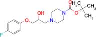 tert-butyl 4-[3-(4-fluorophenoxy)-2-hydroxypropyl]piperazine-1-carboxylate