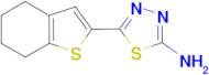 5-(4,5,6,7-tetrahydro-1-benzothien-2-yl)-1,3,4-thiadiazol-2-amine