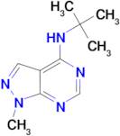 N-(tert-butyl)-1-methyl-1H-pyrazolo[3,4-d]pyrimidin-4-amine