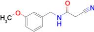 2-cyano-n-(3-methoxybenzyl)acetamide