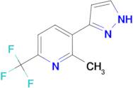 2-methyl-3-(1H-pyrazol-5-yl)-6-(trifluoromethyl)pyridine