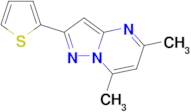 5,7-dimethyl-2-thienphen-2-ylpyrazolo[1,5-a]pyrimidine