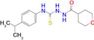 N-(4-isopropylphenyl)-2-(tetrahydro-2H-pyran-4-ylcarbonyl)hydrazinecarbothioamide