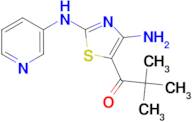 1-[4-amino-2-(pyridin-3-ylamino)-1,3-thiazol-5-yl]-2,2-dimethylpropan-1-one