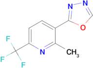 2-methyl-3-(1,3,4-oxadiazol-2-yl)-6-(trifluoromethyl)pyridine