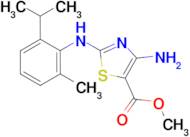 methyl 4-amino-2-[(2-isopropyl-6-methylphenyl)amino]-1,3-thiazole-5-carboxylate