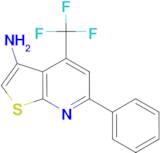 6-phenyl-4-(trifluoromethyl)thieno[2,3-b]pyridin-3-amine