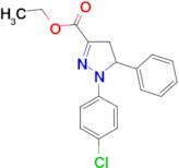 ethyl 1-(4-chlorophenyl)-5-phenyl-4,5-dihydro-1H-pyrazole-3-carboxylate