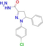 1-(4-chlorophenyl)-5-phenyl-4,5-dihydro-1H-pyrazole-3-carbohydrazide