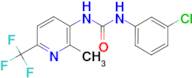 N-(3-chlorophenyl)-N'-[2-methyl-6-(trifluoromethyl)pyridin-3-yl]urea