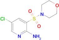 5-chloro-3-(morpholin-4-ylsulfonyl)pyridin-2-amine