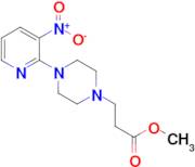 methyl 3-[4-(3-nitropyridin-2-yl)piperazin-1-yl]propanoate